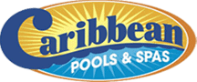 Caribbean Pools & Spas logo.